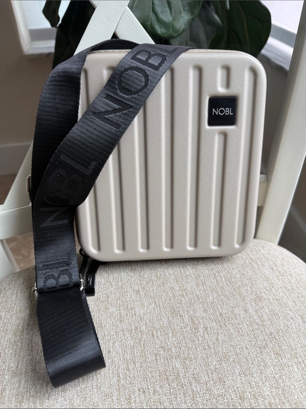NOBL Detachable Duo Side Bag in Cream